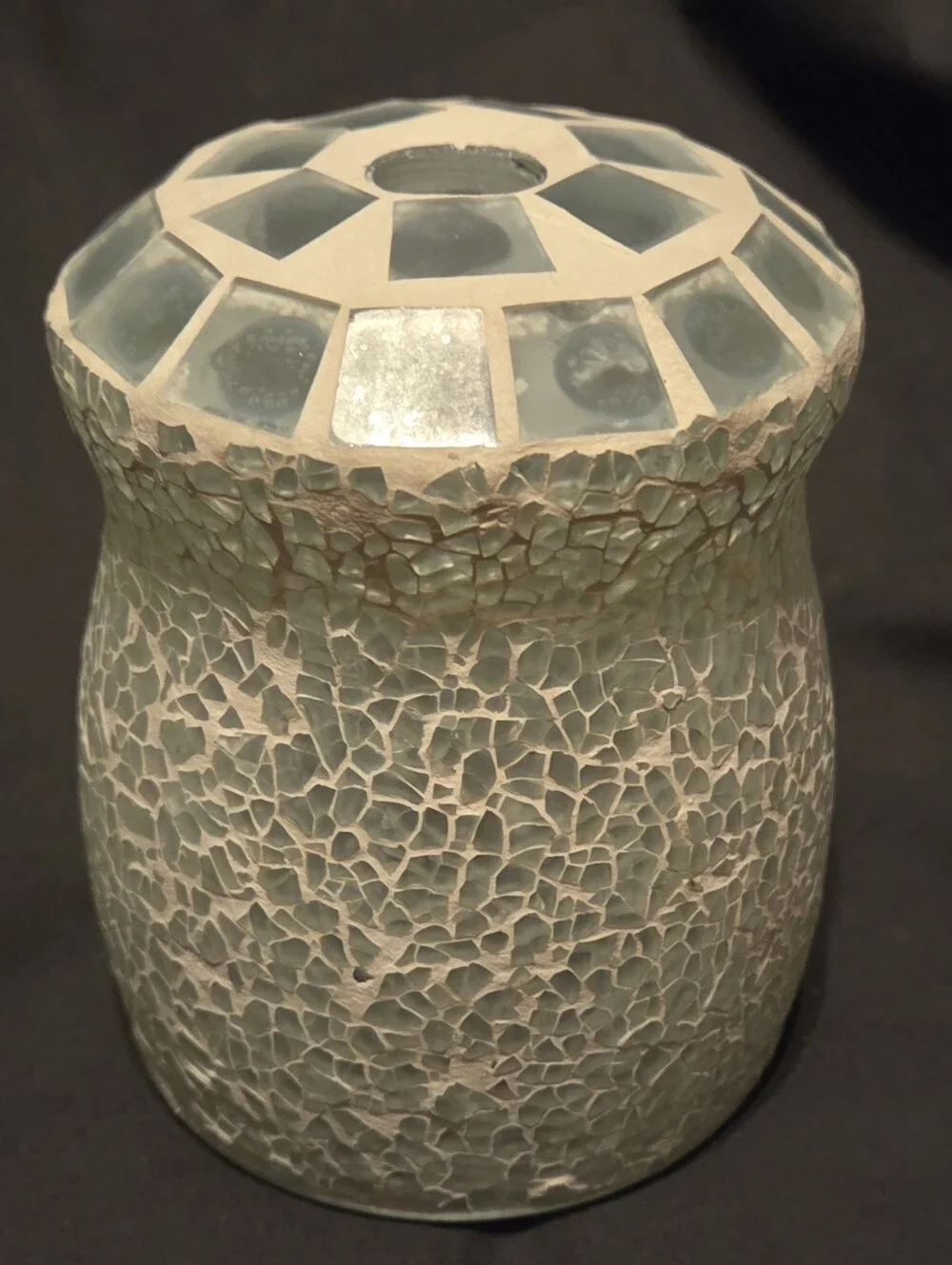 Green Mosaic Tile Topper for Former Essential Oil Diffuser/Light by Intertek